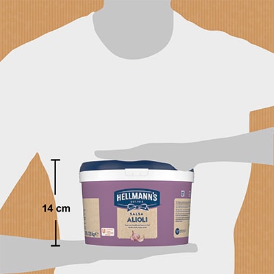 Hellmann's Salsa Alioli cubo 3L - 